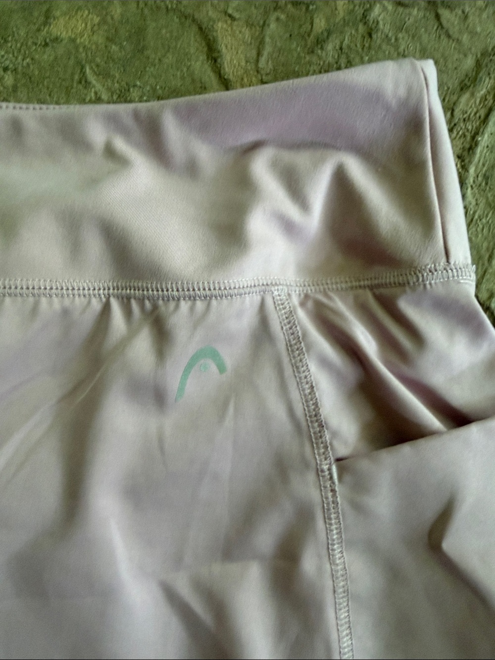 Head Women's Light Pink Athletic Skort with Mint Logo